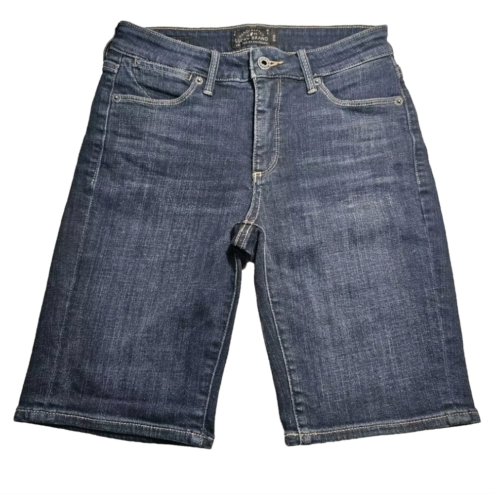 Lucky Brand Hayden Bermuda Denim  Shorts Size 2/26, Summer Beach Picnic Attire